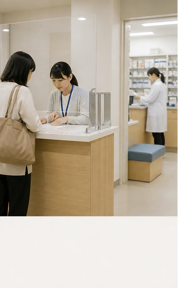 公共窓口と医療・薬局の窓口